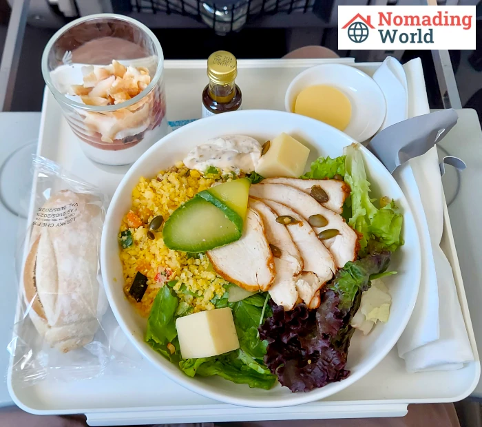 Premium Economy Meal on LATAM.