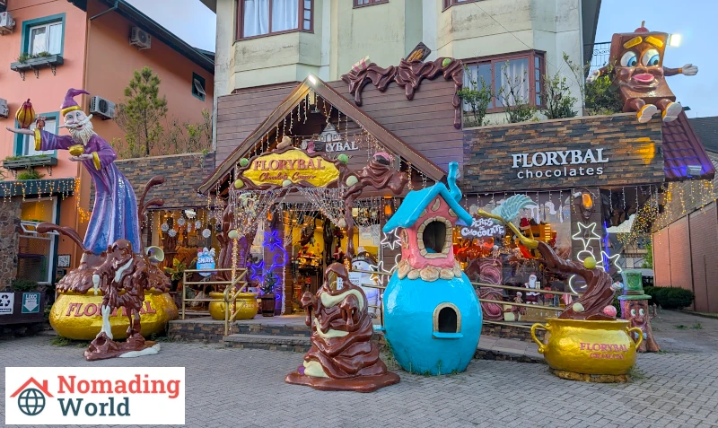 Photo of Florybal Chocolate store in Gramado and Canela, Brazil.